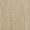vidaXL bufete Sonoma Ozols 100x35x76 cm Engineered Wood