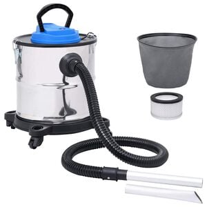 vidaXL pelnu putekļsūcējs, HEPA filtrs, 1200 W, 20 L, tērauds