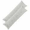 vidaXL Spilvenu pārvalks 2 gab. HOUTEN Gai&scaron;i pelēka 40 x 145 cm