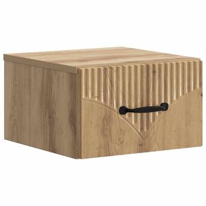 vidaXL Sienā stiprināms nakts skapis Artisan Ozols 34,5 x 33 x 20 cm