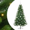 vidaXL Ziemassvētku eglīte su 150 LED ar statīvu Zaļa 150 cm PE