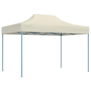 vidaXL Balles telts 280 x 410 x 315 cm Krēmkrāsa Oksforda audums