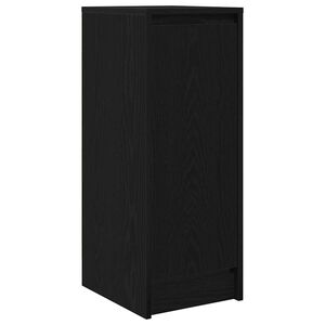 vidaXL kumode, melns ozols, 29,5x34x76 cm, inženierijas koks