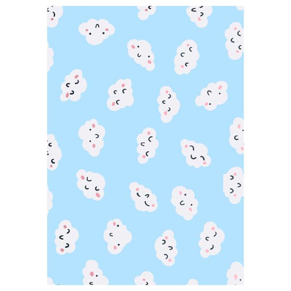 vidaXL paklājs ar apdruku, krāsains, 160x230 cm, audums