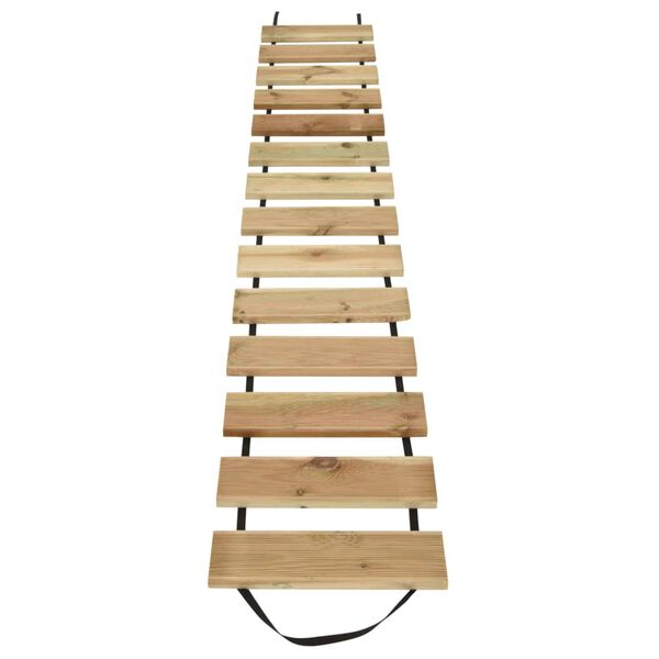 vidaXL sarullējams celiņ&scaron;, 50x300 cm, impregnēts priedes koks