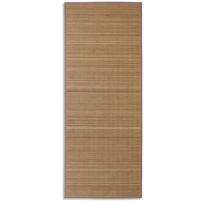 Paklājs, taisnstūra, brūns bambuss, 80x200 cm