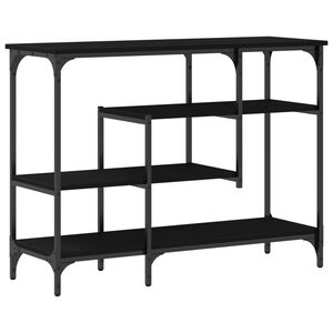 vidaXL Konsoles galds Melns ozols 100 x 35 x 75 cm