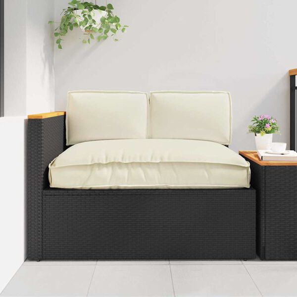 vidaXL Kastī&scaron;u spilvenu komplekts 3 pcs Krēmkrāsa 120 x 80 x 12 cm