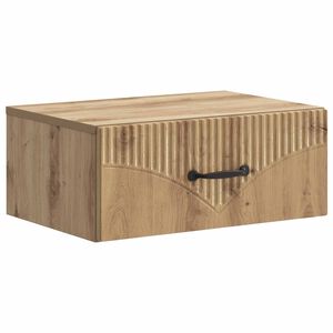 vidaXL Sienā stiprināms nakts skapis Artisan Ozols 49 x 34,5 x 20 cm