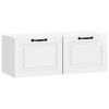 vidaXL Sienā piestiprināms TV skapis Spīdīgi balts 78,5 x 31 x 30 cm