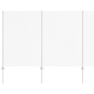 vidaXL Žogs ar stabu Sudraba