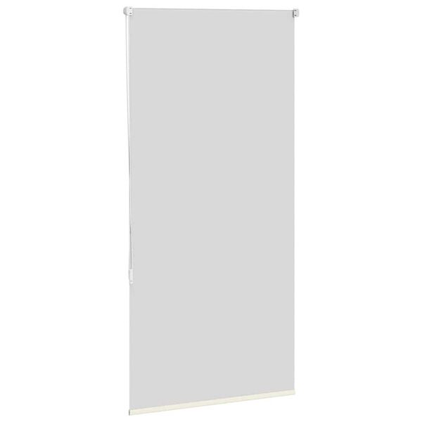 vidaXL rullo žalūzija pelēkbalti 85x150 cm auduma platums 80,7 cm