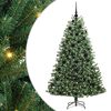 vidaXL Mākslīgā Saliekamā Ziemassvētku Egle Zaļa 180 cm PVC un metāls