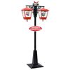 vidaXL Ziemassvētku ielas lampa ar salavecīti, 81x40x188 cm, PVC