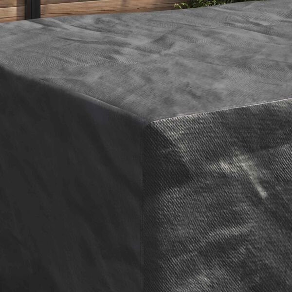 vidaXL Mēbeļu pārklājs Vienkrāsains Melna 240 x 160 x 100 cm 210D