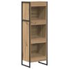 vidaXL Grāmatplaukts 40 x 30 x 121 cm Inženierijas koks Mākslīgā ozola