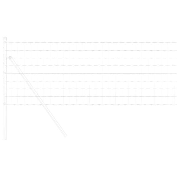 vidaXL Eiropas žogs 0,6 x 25 m PVC pārklāts dzelzs