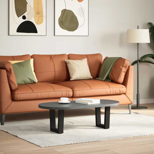 vidaXL kafijas galdiņa kājas, 2 gab., V-veida, melnas, 40x(30-31,3) cm, tērauds