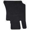 vidaXL Auto paklājs 4 pcs Melna piemērots MERCEDES E 2009-2016 Gumija