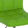 3087663 vidaXL Swivel Dining Chair Green Faux Leather (334404)