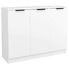 vidaXL kumode, balta, 90,5x30x70 cm, inženierijas koks