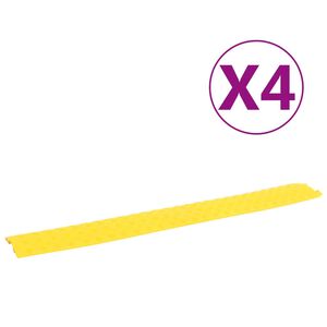 vidaXL vadu aizsargi, 4 gab., 98,5 cm, dzelteni