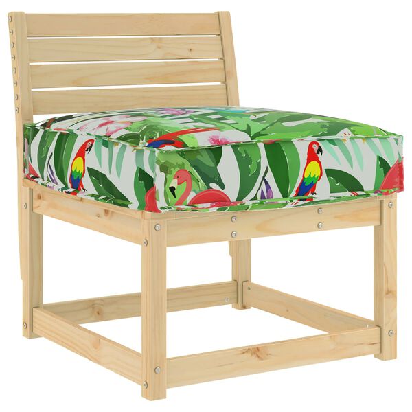 vidaXL Spilvens Daudzkrāsains 60 x 60 x 12 cm Oksforda audums