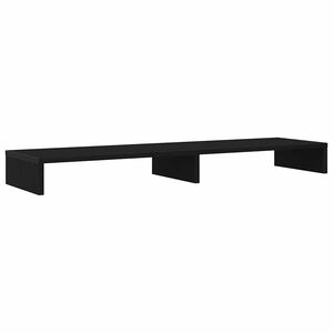 vidaXL monitora statīvs, melns ozols, 100x27x10 cm, inženierkoks