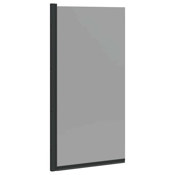 Vannas du&scaron;as ekrāns Melna 68 x 130 cm Temperēts stikls