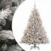 vidaXL Mākslīgā Ziemassvētku egle ar bumbiņu 180 cm 300 LED