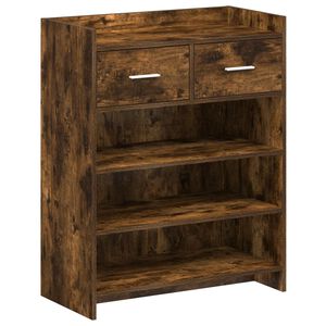 vidaXL Apavu skapis Kūpināts ozols 73,5 x 36 x 92 cm Inženierijas koks