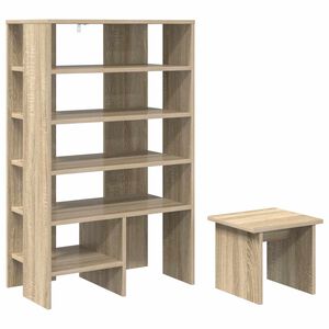 vidaXL Apavu skapis 2 gab. 62 x 35 x 100 cm Inženierijas koks