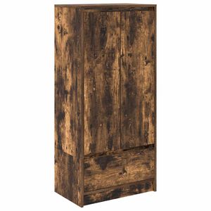 vidaXL skapis ar atvilktni, 55,5x34x119,5 cm, inženierijas koks