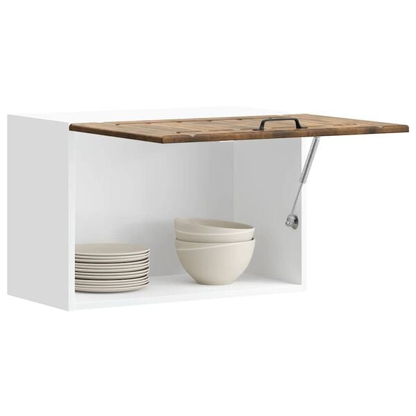 vidaXL virtuves sienas skapis "Lucca" kūpināts ozola inženierijas koks