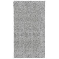 vidaXL paklājs, 60x110 cm, Shaggy, moderns, pelēks