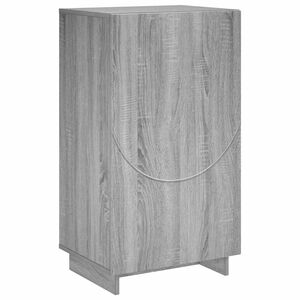 vidaXL Apavu skapis 48 x 38 x 87,5 cm Inženierijas koks Pelēks Sonoma