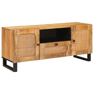 vidaXL Televizora skapī&scaron;a Brūna 105 x 33 x 46 cm Cieta mango koksne