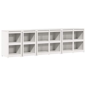 vidaXL Āra virtuves skapītis MEPPEL 4 gab. Balts 322 x 55 x 92 cm