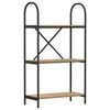 vidaXL Grāmatu plaukts 3 līmeņi 60 x 30 x 109 cm Inženierijas koks