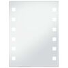 vidaXL vannasistabas sienas spogulis ar LED apgaismojumu, 60x80 cm