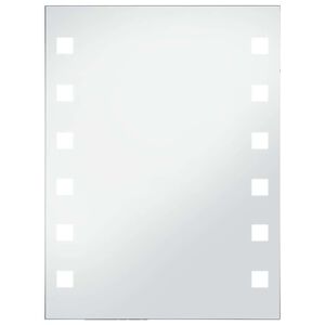vidaXL vannasistabas sienas spogulis ar LED apgaismojumu, 60x80 cm