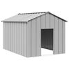 vidaXL suņu māja ar jumtu 113x153x101 cm cinkots tērauds
