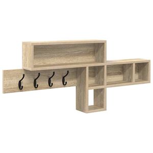 vidaXL Sienas pakaramais Pie sienas Sonoma ozols 100 x 12 x 43,5 cm