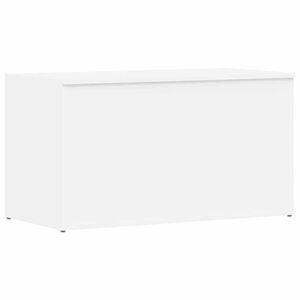 vidaXL uzglabā&scaron;anas lāde, balta, 84x42x46 cm, inženierijas koks
