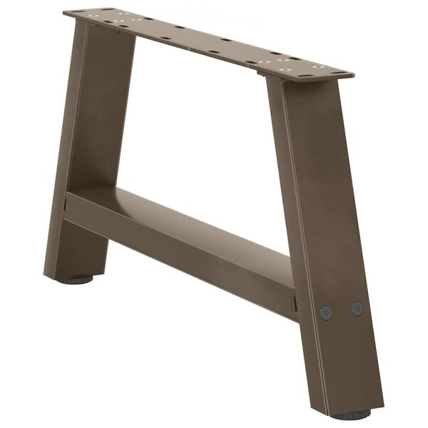 vidaXL kafijas galdiņa kājas, 2 gab., A-veida, 70x(30-31) cm, tērauds