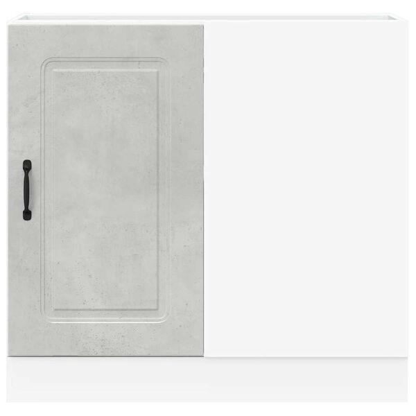 vidaXL virtuves apak&scaron;ējai skapītis, Kalmar, betona pelēks