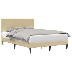 vidaXL Gultas rāmis Gai&scaron;i zaļa pelēka 120 x 190 cm Korduroja audums