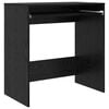 vidaXL Galds Melns ozolkoks Inženierijas koks 77.5 x 43 x 79 cm