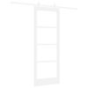 vidaXL Slīdošās durvis ORKDAL Balts 78 x 202 cm