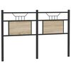 vidaXL rezerves galvgalis, ozolkoka krāsa, 150 cm, inženierijas koks, tērauds